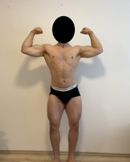 front double biceps