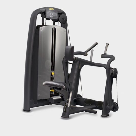 Chest press weight training machine