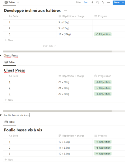 Semaine 2 séance pec